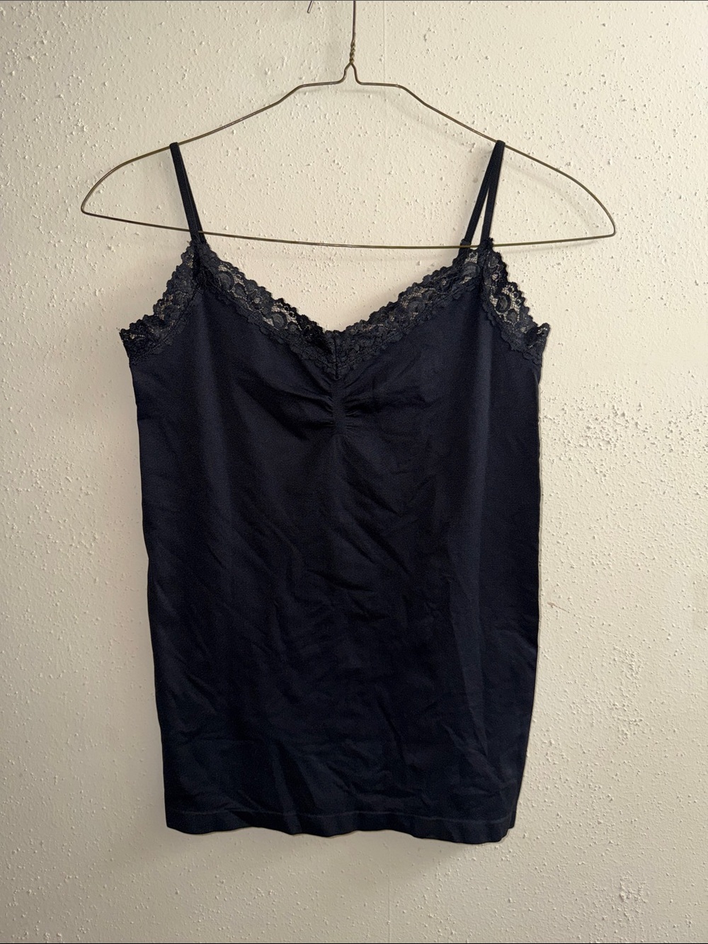 attention Black Lace Trim Camisole